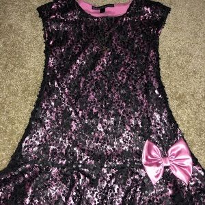 Black Sequin Dress